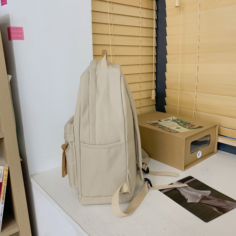 Simplicidad y todo fósforo ins nueva mochila de nailon del campus femenina Mori estilo coreano mochila casual mochila para estudiantes de secundaria