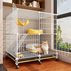 猫のかごを太くして室内の家庭用二階の超巨大自由空間トイレを強化します。