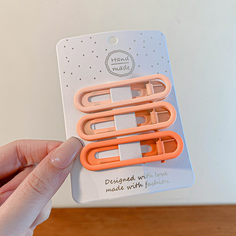 Horquilla de dopamina clip lateral femenino flequillo de sentido avanzado clip pequeño roto horquilla de moda clip lateral lindo clip bb clip tocado