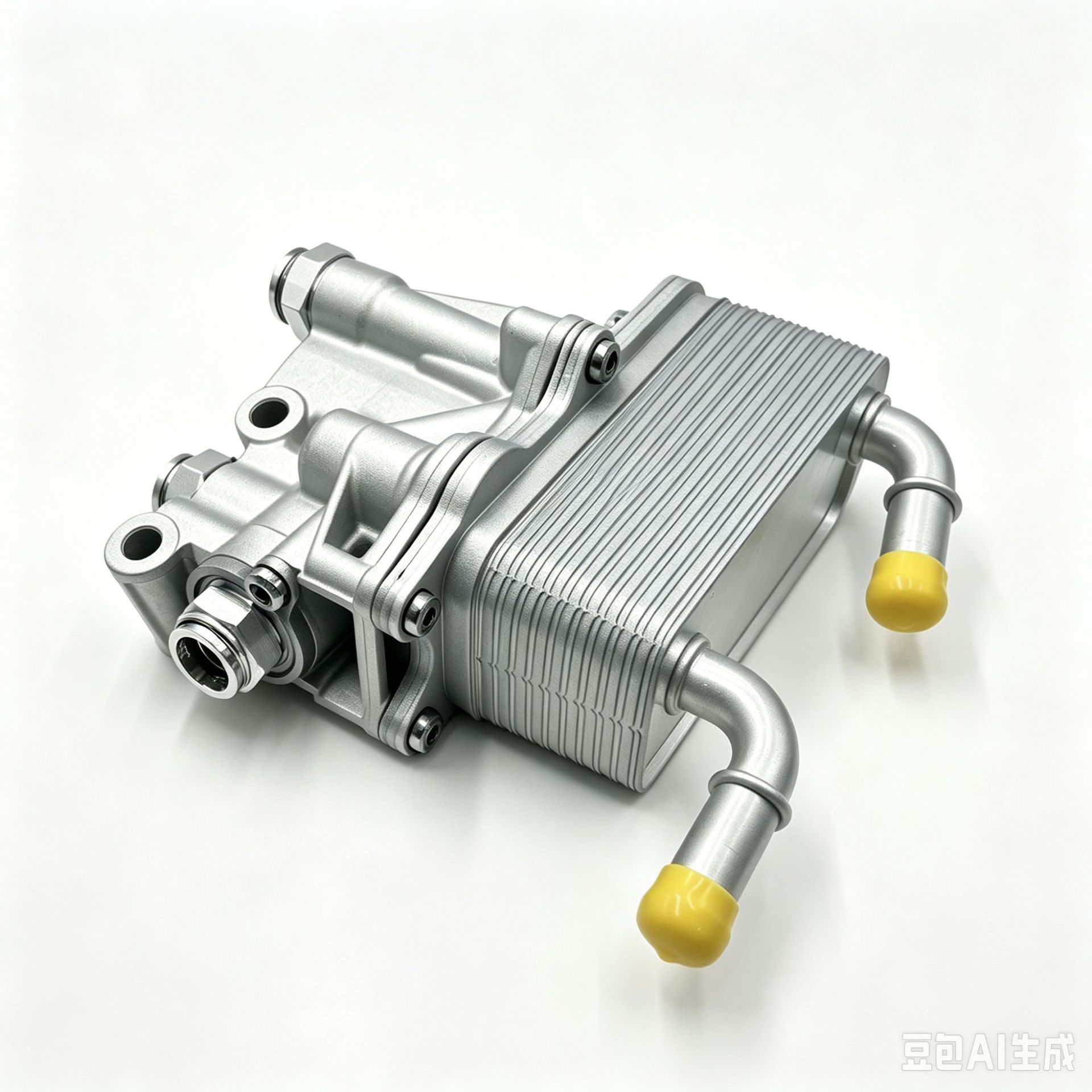 68485460AB   Automotive oil cooler assembly, aluminum alloy radiator core, engine lubrication system