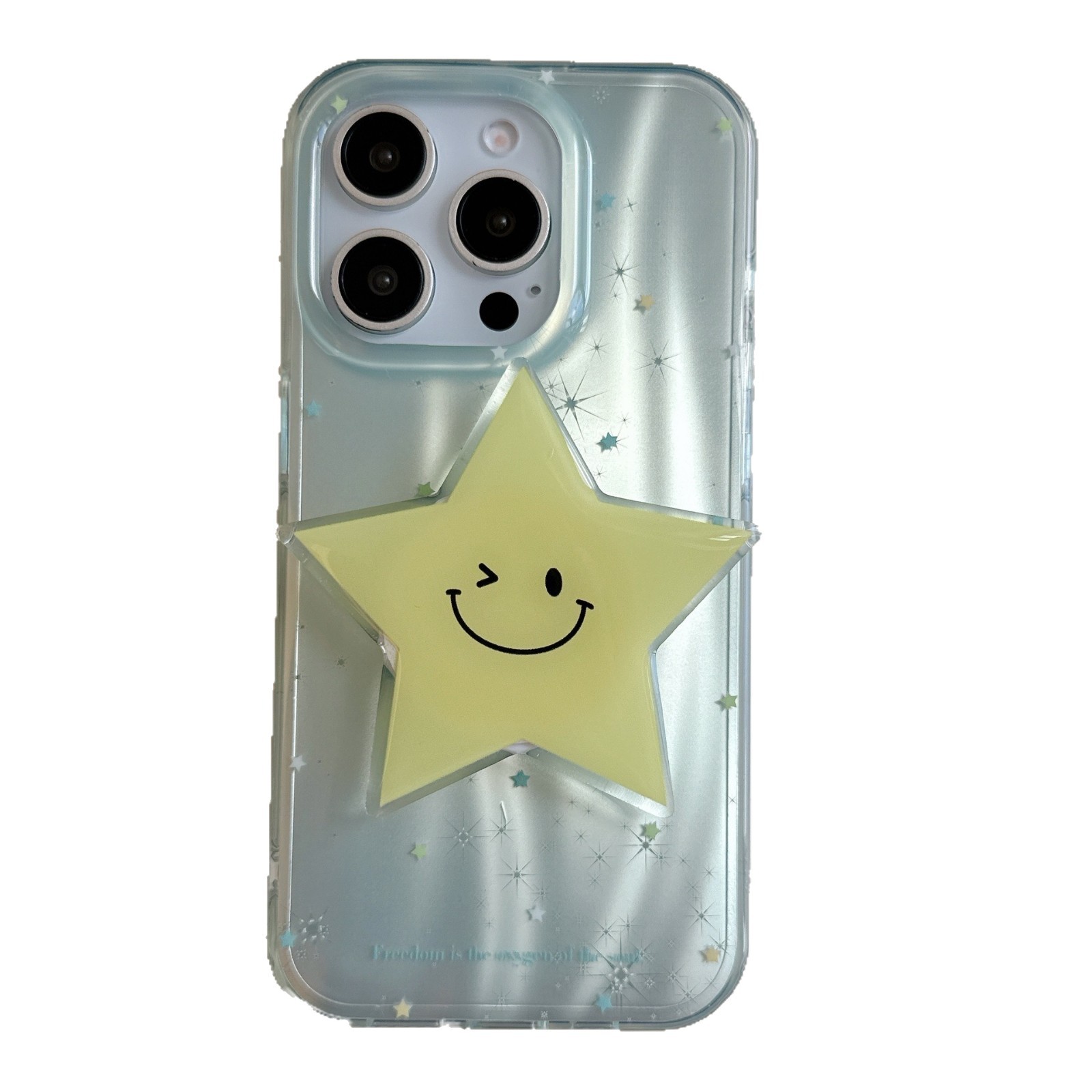 Soporte de estrella verde menta de fantasía para iPhone15 Apple 16ProMax funda para teléfono móvil 14 girl 13 nuevo