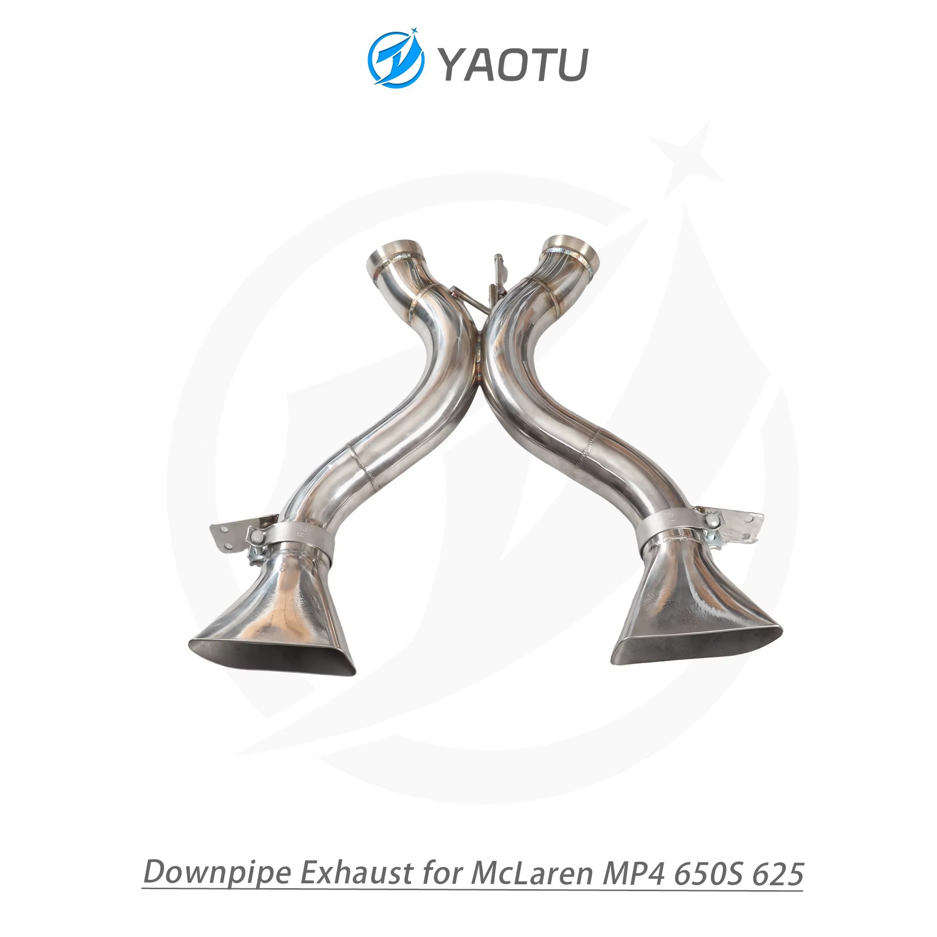 Suitable for McLaren MP4 650S 625 high-performance stainless steel exhaust pipe
