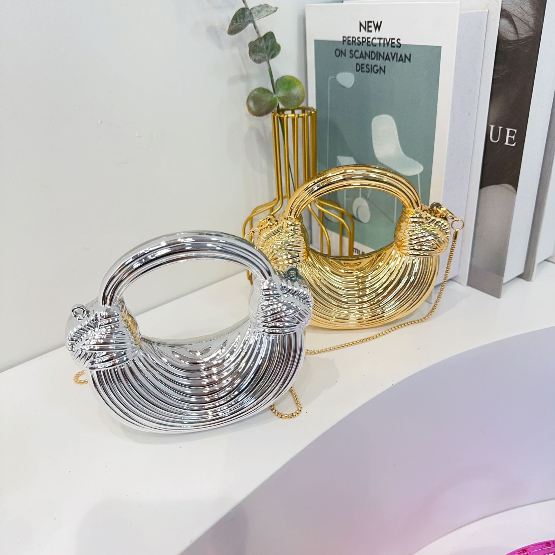 Comercio exterior transfronterizo bolsas de cena de damas nuevas bolsas de mano acrílicas, bolsas de mano de moda, bolsas de cena de mano