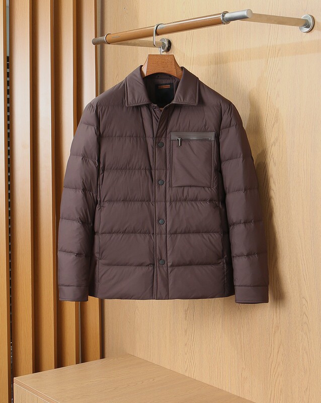ZEG Men's Old Money Style Winter White Duck Down Turn-down Collar Lightweight Men's Business Casual Down Jacket Men's Coat ZEG Men's Old Money Style Winter White Duck Down Turn-down Collar Lightweight Men's Business Casual Down Jacket Men's Coat