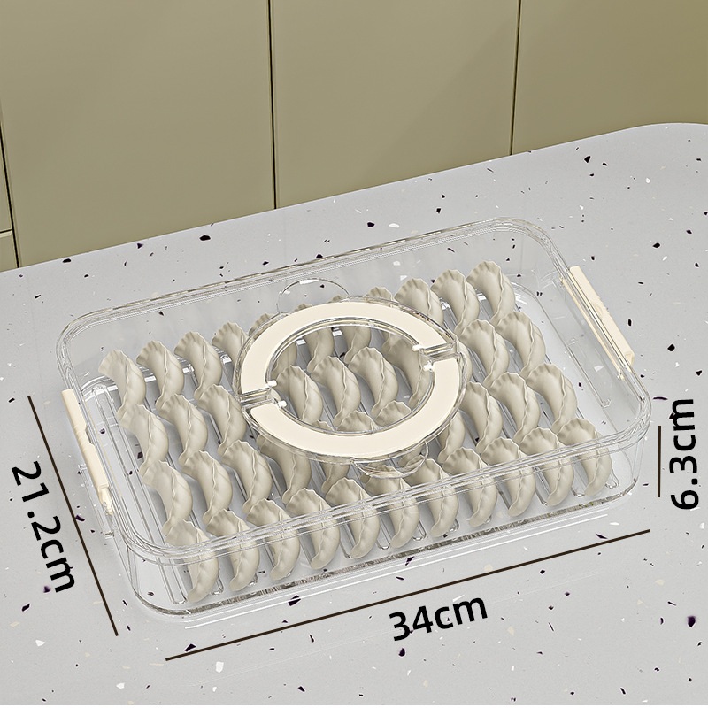 Caja de sellado transfronteriza de grado alimenticio caja de conservación de frutas caja de almacenamiento octogonal al por mayor caja de almacenamiento de refrigerador de饺os portátiles