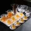 Japanese Ice Dew Kung Fu Tea tea set suit household Glass Cover bowl Make tea Office household high-grade On the grade