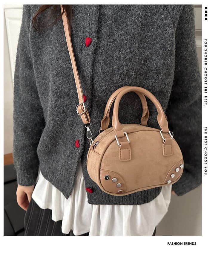 Retro Bowling Tasche Für Damen, Stilvolle Umhängetasche_voghion.com