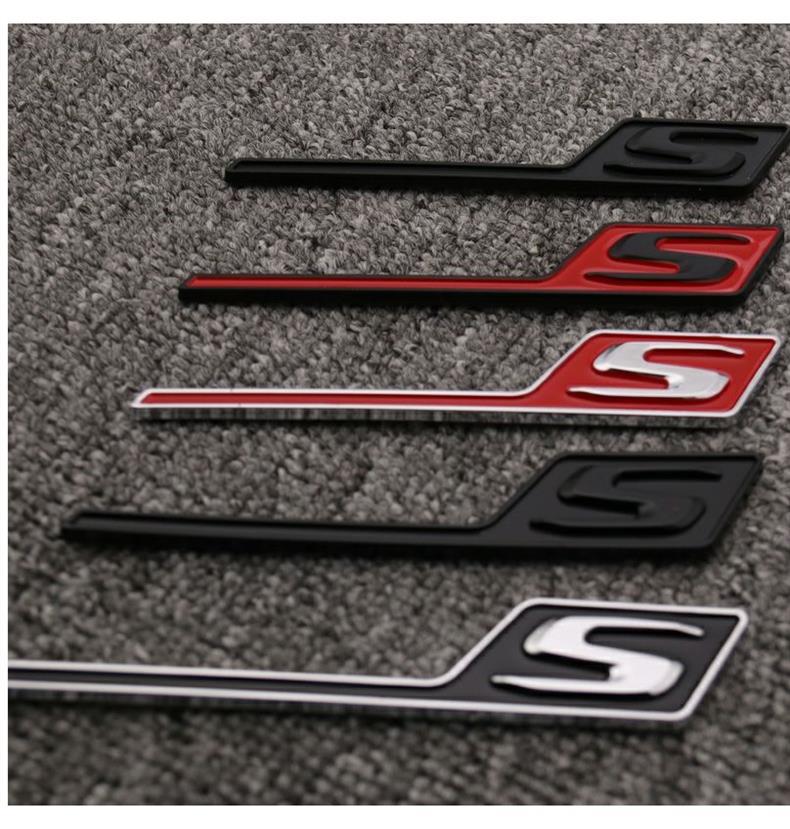 Mercedes-Benz new A-Class, E-Class, C-Class, GLA, GLC car emblem modification: C63S, A45S, CLA45S rear emblem lettering stickers