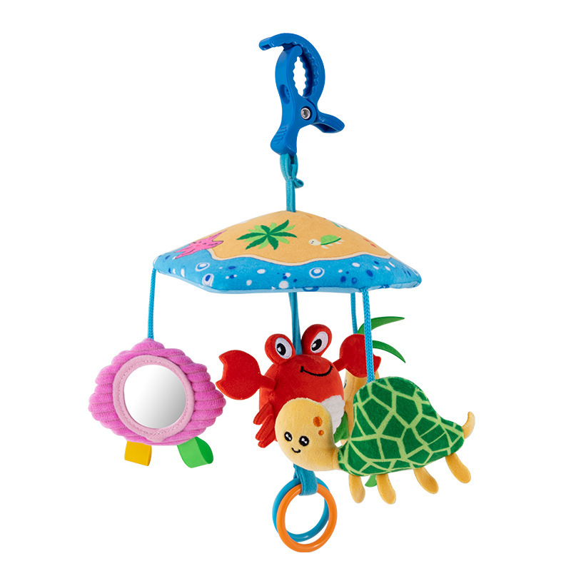 Happy Monkey Baby Carriage Paraguas Baby Lathe Colgante Campana Campana