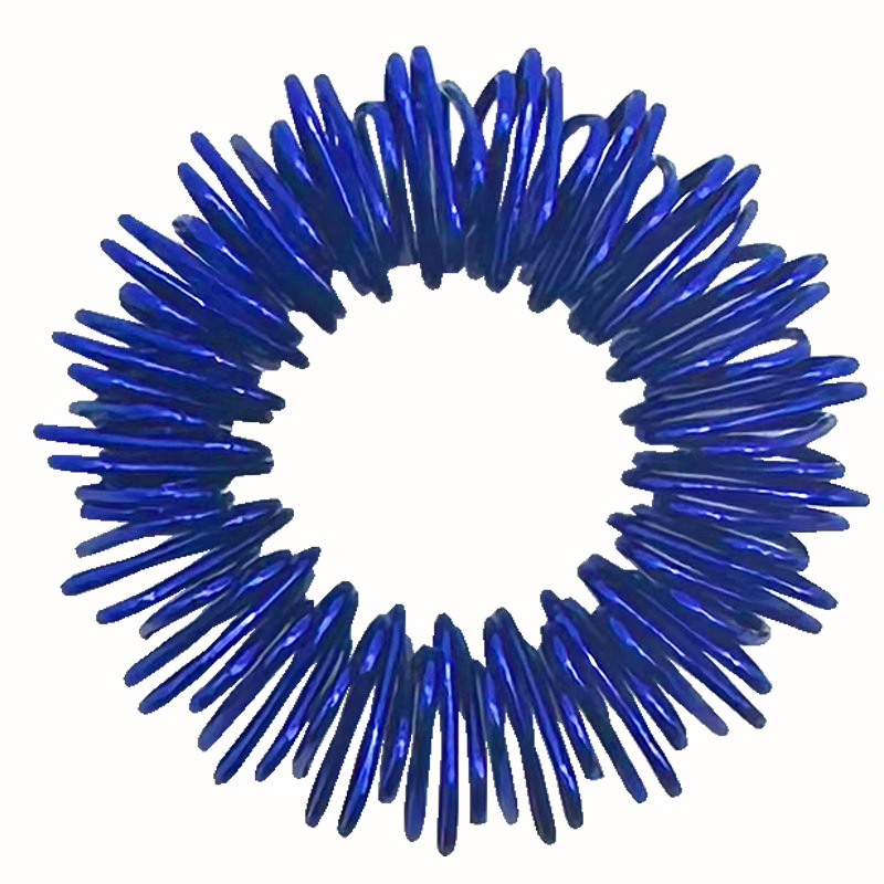 Mini anillo de masaje de dedo de descompresión de resorte anillo de masaje dedo masajeador multicolor mini anillo de resorte anillo de masaje juego de descompresión