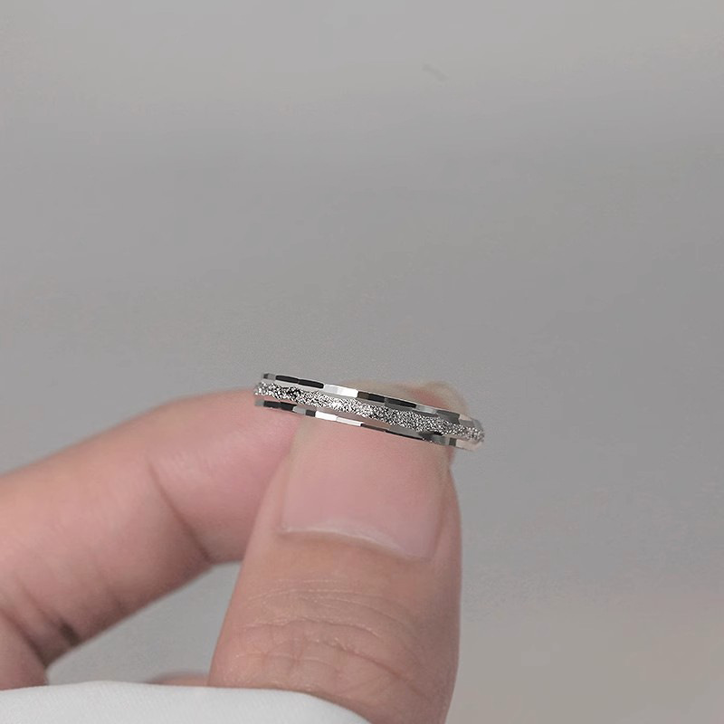 Sunrise For Women, Light Luxury Niche Design, Open Plain Band Starry Sky Index Finger Ring, Galaxy Ring_voghion.com