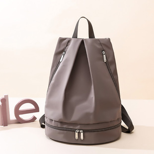 Wet and dry shoes, fitness backpack, sports bag, luggage bag, lightweight Oxford cloth travel backpack, printable logo