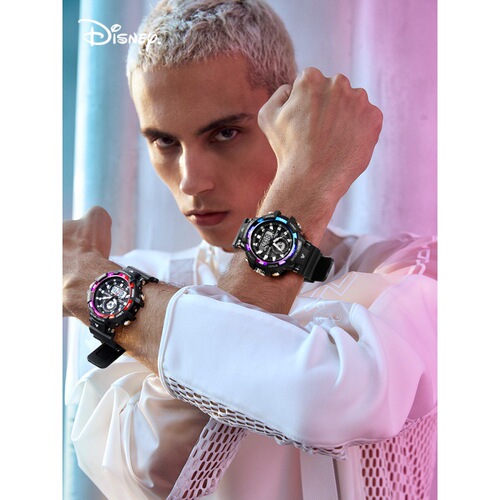 Disney children's electronic watch male teenager junior high school boy mechanical boy waterproof primary school student 10 years old and above