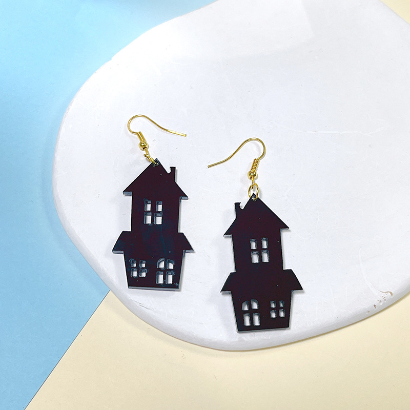 Drop Earrings Classification 1 Pair Streetwear Halloween Pattern Arylic Drop Earrings