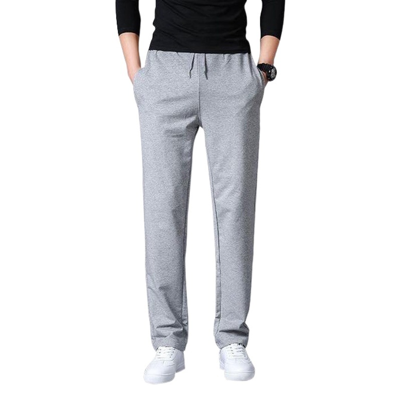 Otoño nuevos pantalones casuales de los hombres Pantalones deportivos juveniles Pantalones rectos versátiles populares pantalones recortadas