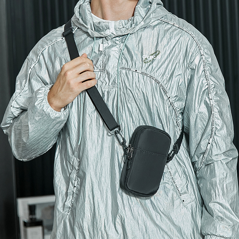 Shoulder Bag, Men's Waist Messenger Bag Trendy One-shoulder Multifunctional Mini Hanging Bag Light Bag_voghion.com
