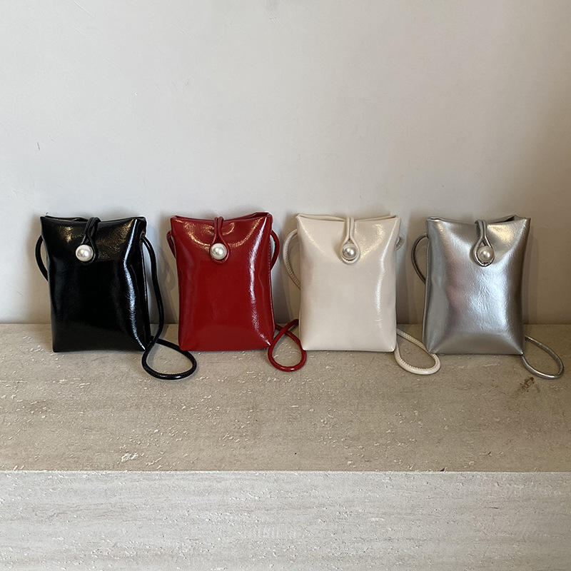 Super nicho mini bolso de teléfono móvil para mujeres 2026 nuevo estilo de verano estilo extranjero color sólido bolso de hombro
