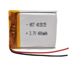 403035 polymer lithium battery 3.7v 400mah Bluetooth car positioning tracker and other rechargeable batteries
