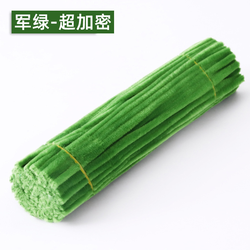 Varilla de torsión colorida súper densa hecha a mano fabricante de material de bricolaje al por mayor varilla de torsión de macarons hecha a mano en negrita para niños