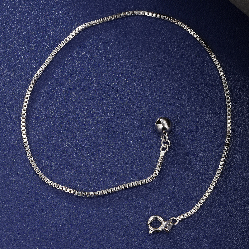 Las mujeres de Europa y América transfronteriza playa estilo tobillo Xuking joyería nueva moda de las mujeres de verano simple caja de la cadena de aleación tobillo