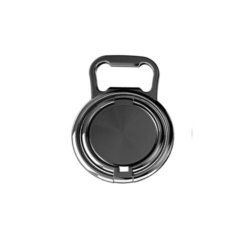 Soporte de teléfono móvil con clip trasero con hebilla de tipo original, soporte de metal magnético plegable para hombre perezoso, soporte de anillo de escritorio para teléfono móvil