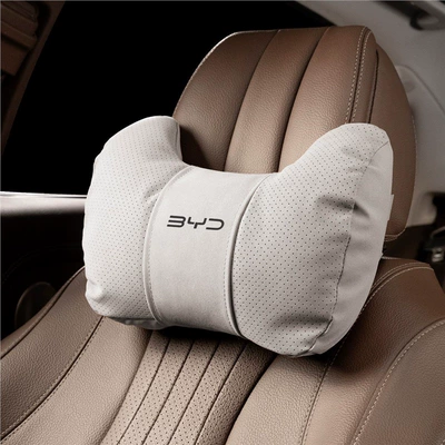 Plus Dm-I, Song Pro Car: Headrest - byd-neck-support-headrest-off-white-standard