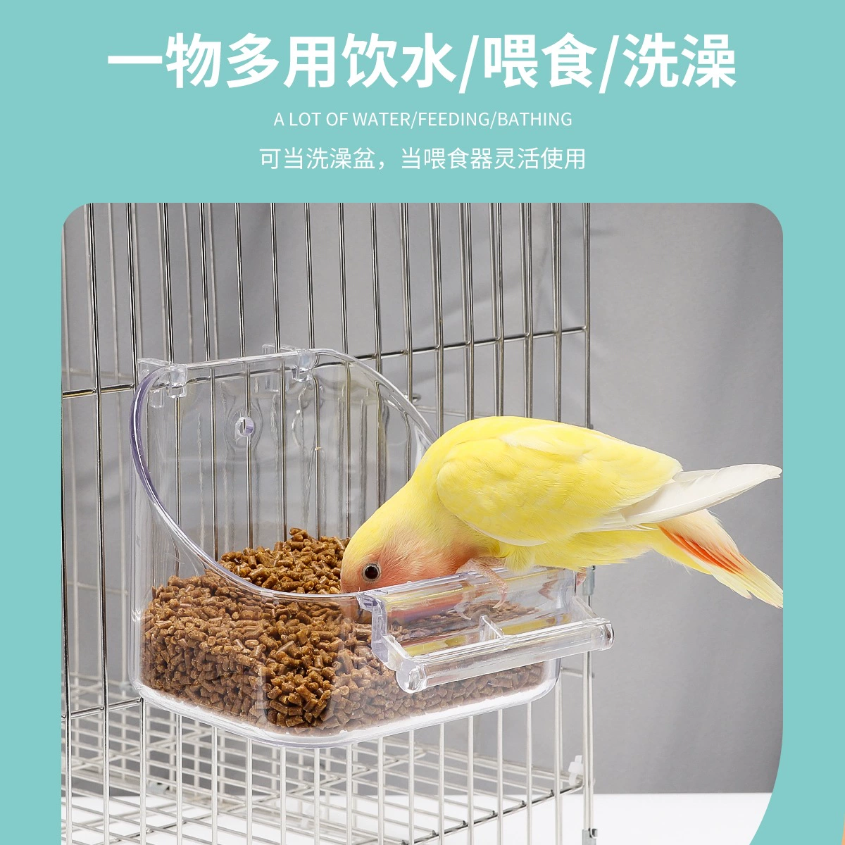 Попугай для ванны