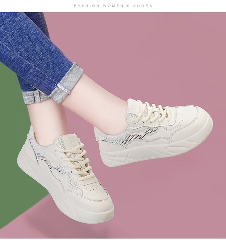 Giày sneaker nữ da thật màu trắng lưới thoáng khí đế bằng mùa hè 2025 — JST 7193 màu đen kiểu nửa kéo, gót cao 6cm, JST 1802- 1m màu, chiều cao gót 4CM, LJ 33005 màu mơ nhạt gót cao 3.5cm, LJ 33005m gót trắng cao 3.5cm chi tiết 10