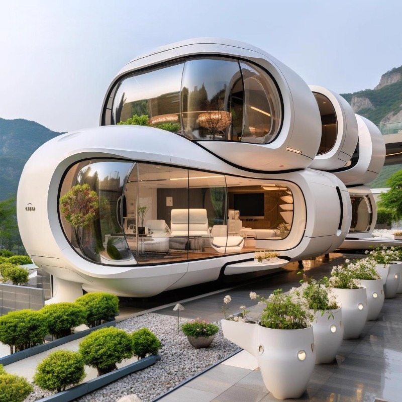 Casa móvil cápsula espacial red hotel residencial sala de estilo estrella sala cápsula hotel comercial oficina de granero de manzanas