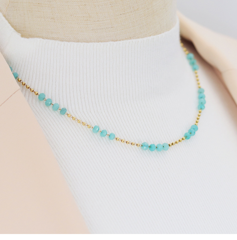 Fashion Round Beaded Handmade Womenu0027S Necklace 1 Piece