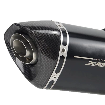 Carbon Fiber Stainless Steel, Connects | Motorcycle exhaust pipe