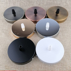 シャンデリア吸上盤円形ベースdiy照明器具部品イルミネーションシャシー固定具片頭直辺黒色白色