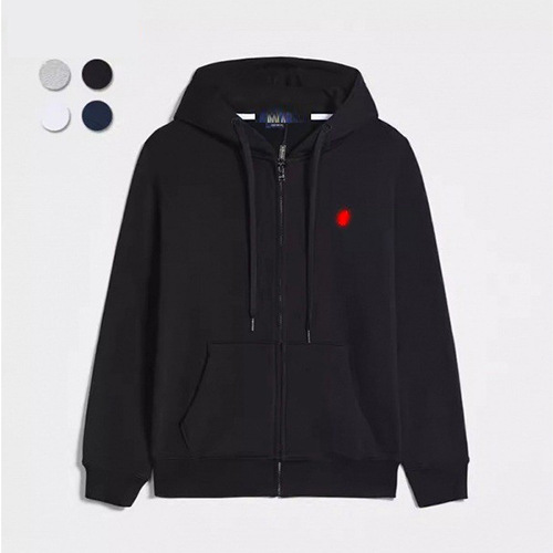 Foreign Trade Exclusive Supply of Trendy Brand Polo Polo Small Horse Logo Embroidered Men's Fashionable Casual Versatile Pure Cotton Hoodie Set