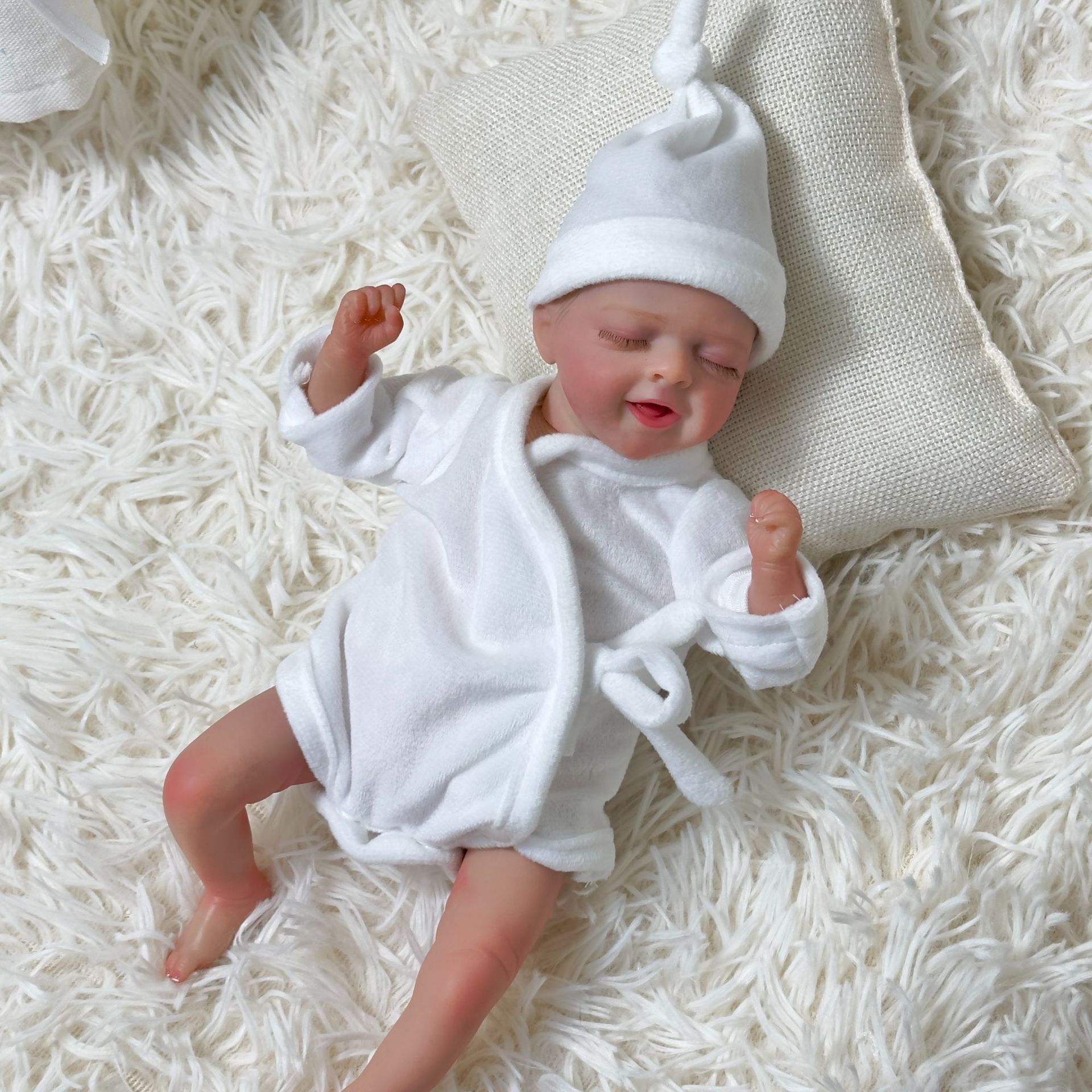 10 pulgadas cuerpo de tela muñeca, exquisito regalo muñeca mini bebé juguete