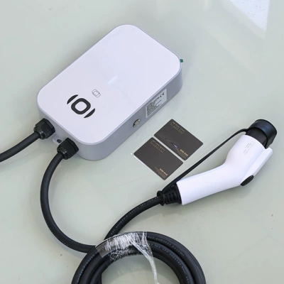 Elektrikli avtomobil şarj stansiyaları charging station for new energy - qiyuan-silver-single-lamp-swipe-card-startstop-version-no2-charging-station-5m
