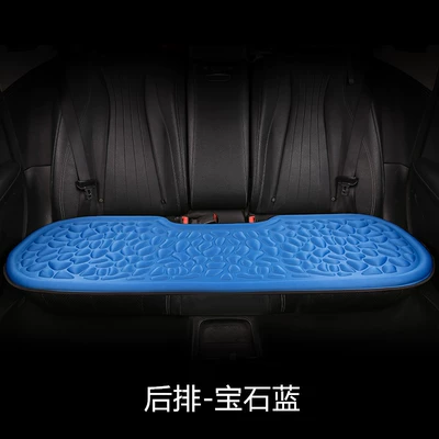 Seat cushion, seat cover: Comfortable Air Cushion Simple Thickened - jx-sapphire-blue-back-row-three-people