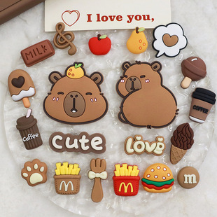 Cartoon Card Pibala Capybara DIY Accessories Mobile Phone Case Water Cup Shoes iPad Shell Accessories Decoration Patch