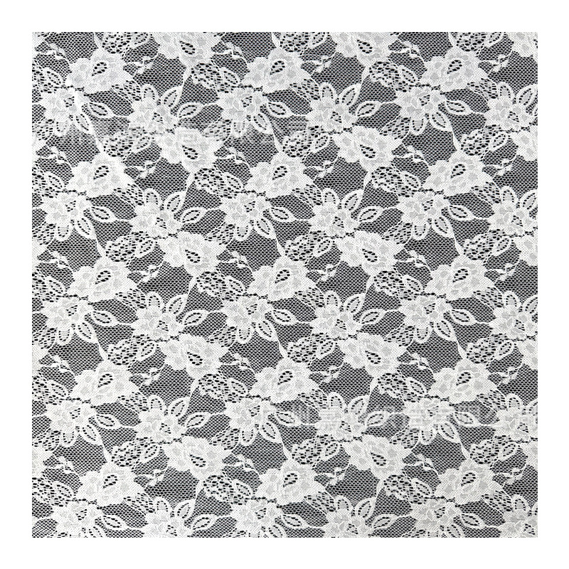 Primavera y verano nueva tela de encaje brocado amoniaco flores elásticas encaje hacer camiseta base vestido tela de encaje