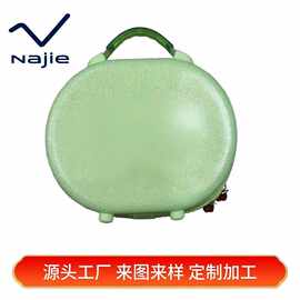 EVA化妆包手提便携化妆刷化妆品厂家LOGO收纳防水荧光绿撞色