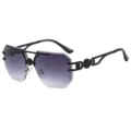 Black Frame Progressive Gray Lens