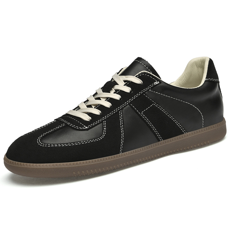 Chaussures décontractées homme en cuir véritable et mesh blanc_voghion.com