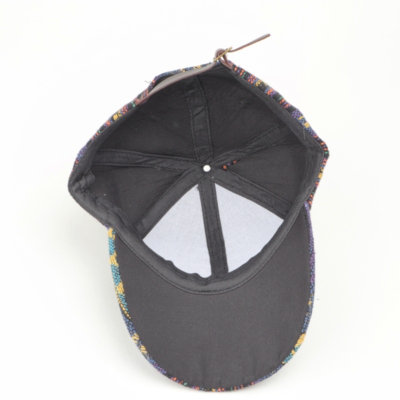 Unisex Bohemian Color Block Curved Eaves Baseball Cap display picture 9