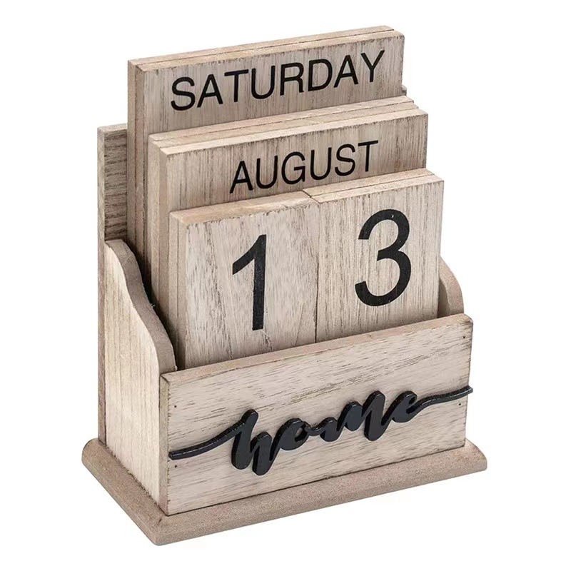 Retro Number Pineapple Density Plate Desk Calendar Ornaments display picture 4