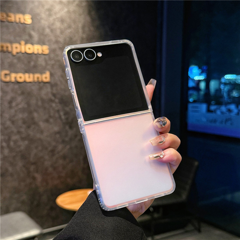 适用三星zflip7磁吸手机壳Zflip 7代折叠屏镭射渐变zflip6翻盖套|undefined