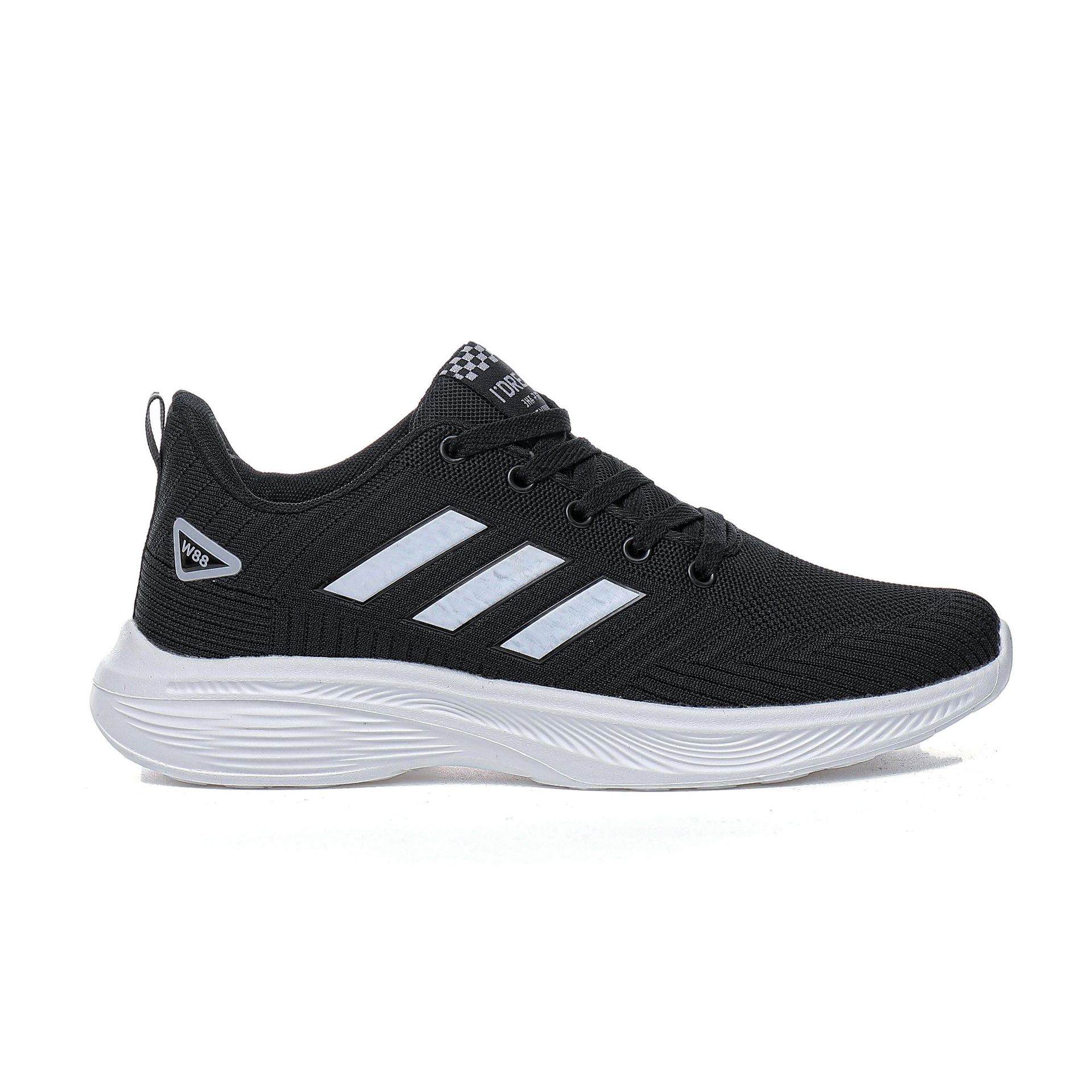 2025 otoño zapatos casuales de hombre zapatos de suela suave zapatos deportivos de carreras versátiles zapatos de tela negra transpirables