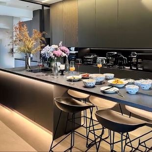 A8L Flush Island Table Integrated Flush Rock Board Island Table Integrated Household Open Kitchen Island