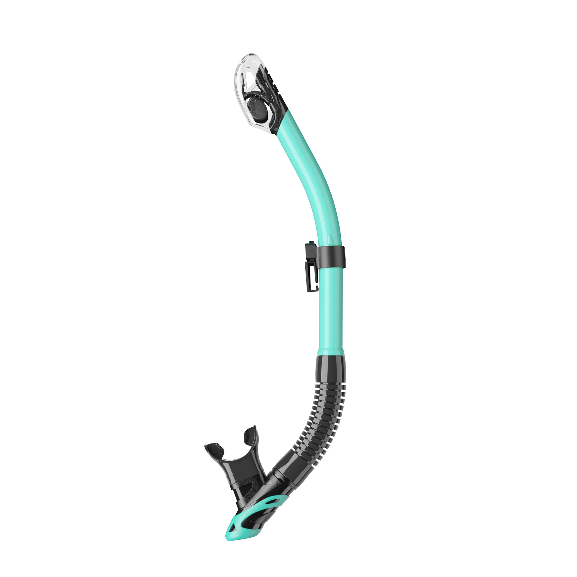 Nuevo tubo de respiración de buceo natación ventilación tubo de respiración seco completo equipo de snorkel tubo de respiración de entrenamiento de buceo