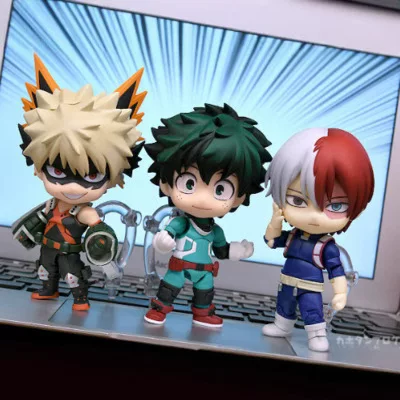 Q-версия куклы из My Hero Academia: Midoriya Izuku, Boog 705Bakugo Katsuki, кукла с меняющим лицо
