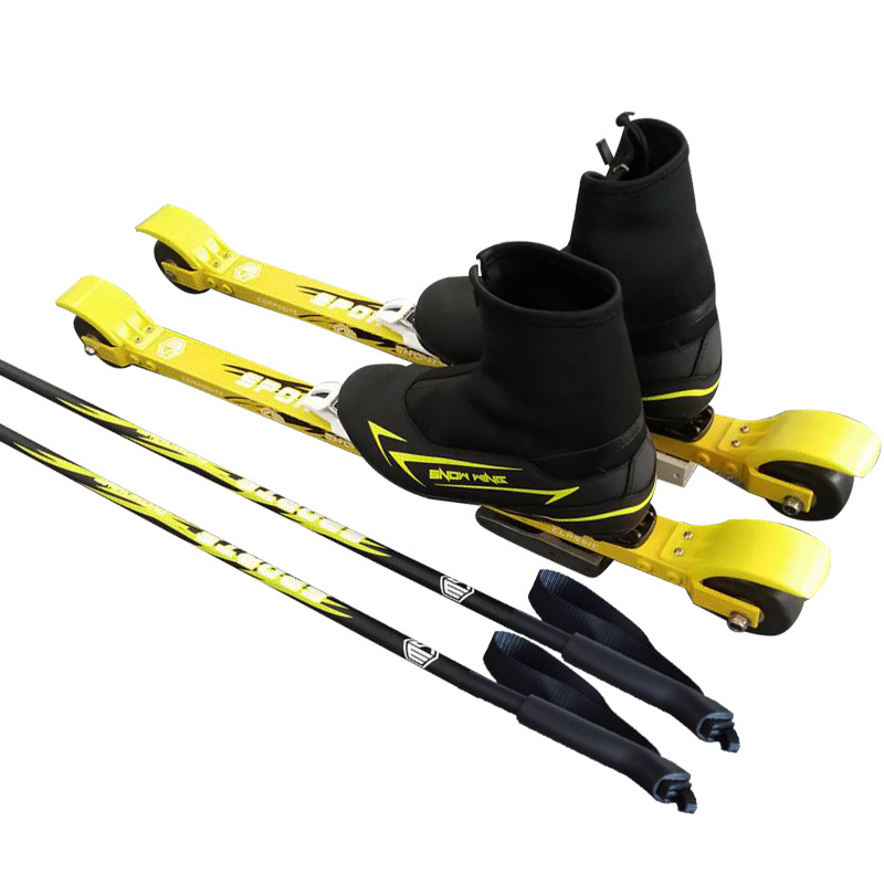 Brand New Cross-Country Ski Pulley Land Ski Training Board Ski Cart Dryland Cross-Country Pulley Complete Set