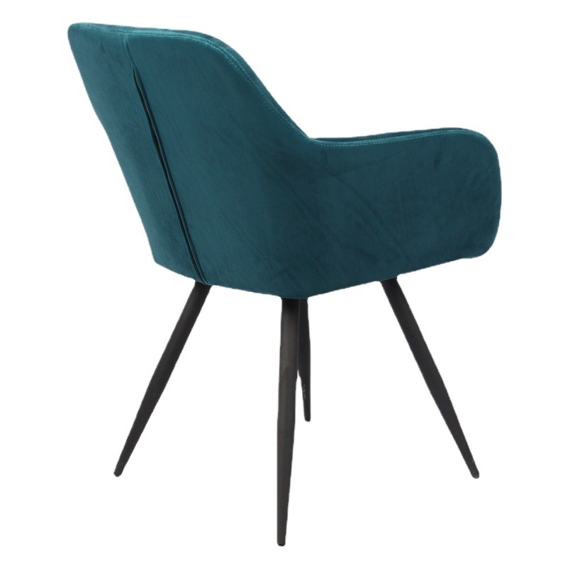 Silla de comedor minimalista moderna silla de comedor Silla de comedor sala de estar Silla de comedor de cuatro esquinas fija al por mayor 9001